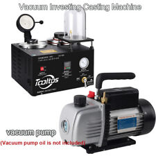 2L 4L Vacuum Investing Casting Machine Melting Jewelry Making Tool & vacuum pump