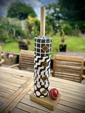 Single Cricket Stump Toilet Roll Holder