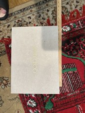 Gray Jimmy Choo EMPTY Shoe Box ( No Shoes Included )
