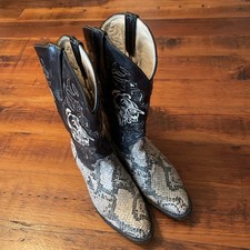 Ferrini snakeskin and leather - snakeskin,