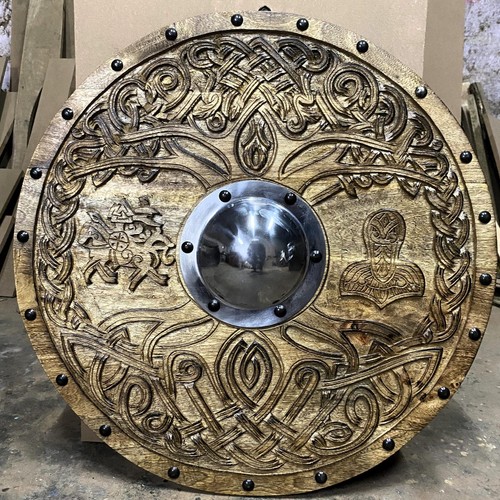 Hand carved yggdrasil viking - yggdrasil,