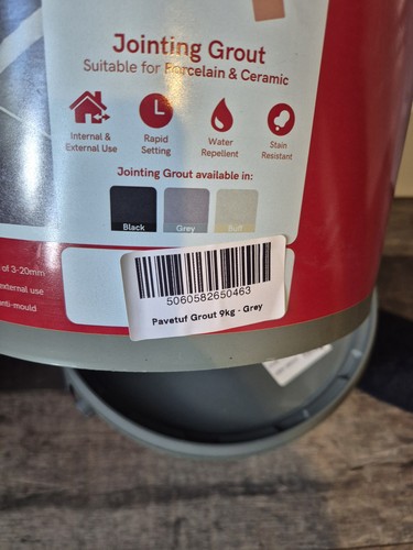 Pavetuf grey jointing grout - grey,