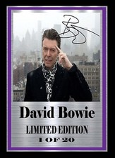 DAVID BOWIE   SIGNED  LIMITED