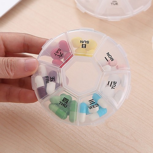 Weekly pill box daily - box,