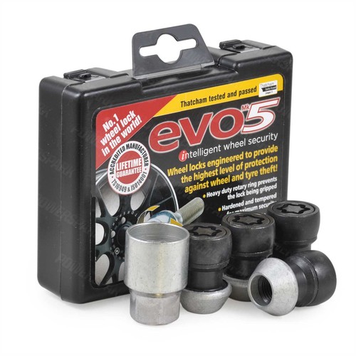 Set black locking nuts - set, of