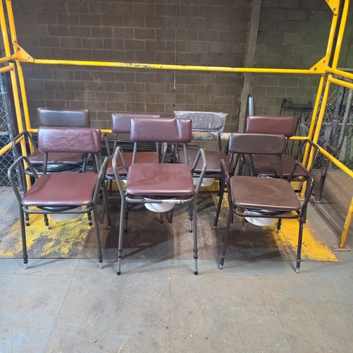 Used commode chair toilet aid - commode,