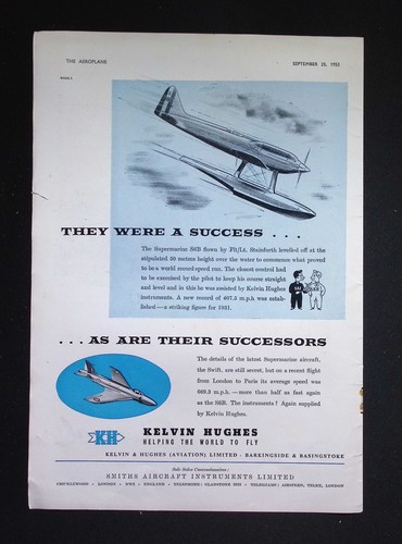 Original 1953 advert kelvin - original,
