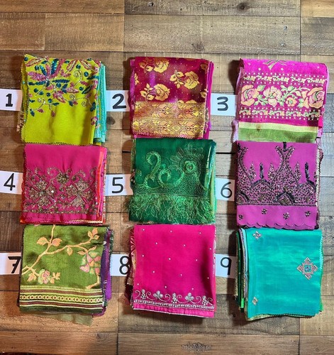 Sari squares x12 mixed - sari, 12"x12"