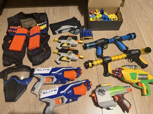 Nerf gun and - gun,