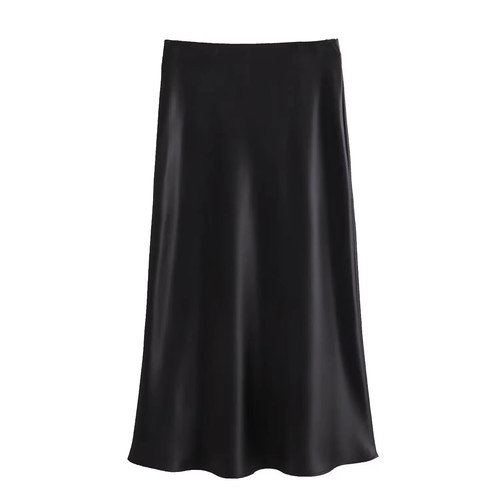 Women satin skirt high - women’s,