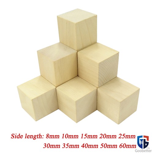 Wood cubes 6mm 60mm natural - wood,