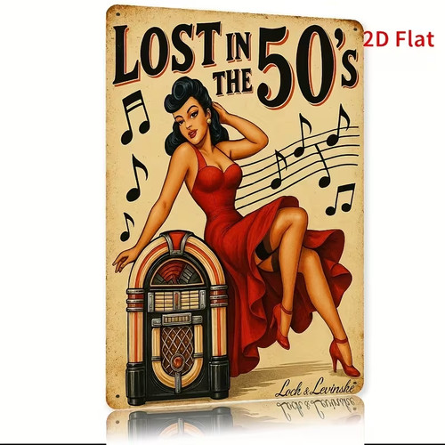 Vintage retro 1950s metal - vintage, wall