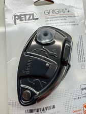 Petzl GRIGRI+ Belay Device with Cam Assisted Blocking & Anti-Panic Handle Gray