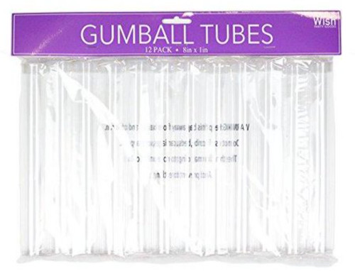 Wish party goods gumball tubes - party,