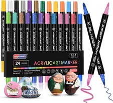 24 Colors Acrylic Paint Pens