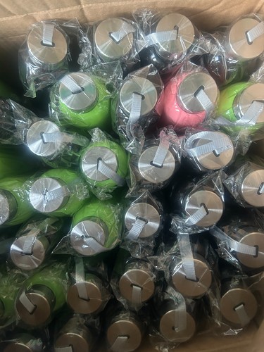 New unused plastic bottles - new,