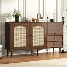 Storage Cabinet Rattan Doors &