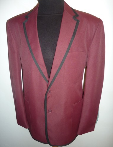 Men boating blazer burgundy - boating,