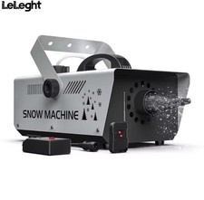 Leleght 1000W Snow Machine With Wireless Remote Control and wired control 