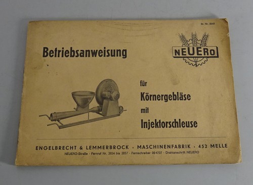 Operating instructions neuero - operating,