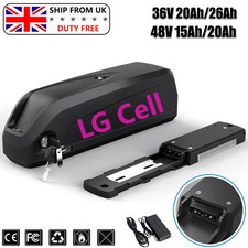 Ebike battery 36V 48V 20Ah Lithium Ion for 2000w 1500w 1200w 1000w motor+Charger