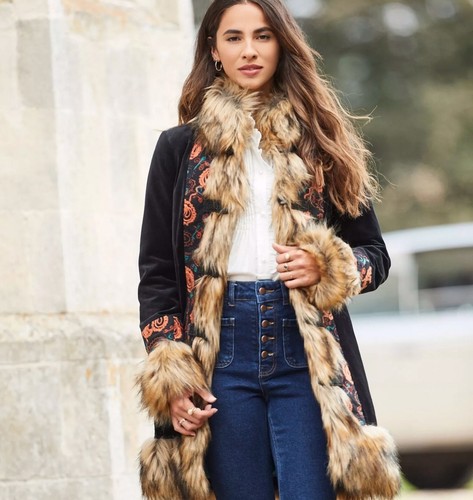 Joe browns velvet afghan coat - afghan,