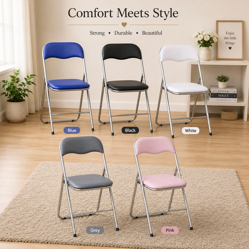 Folding square chair soft - square,