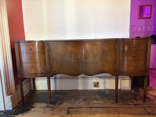 Antique sideboard credenza - /,