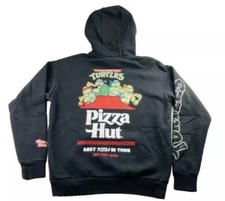 Pizza Hut x Teenage Mutant Ninja Turtles  TMNT Hoodie Sweatshirt Collaboration M