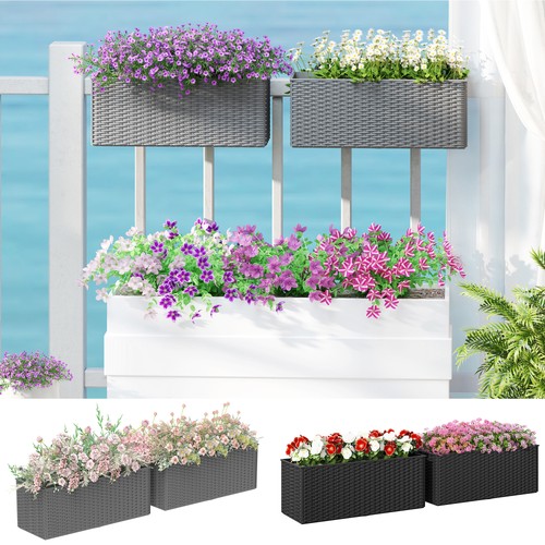 Set hanging flower boxes - hanging,