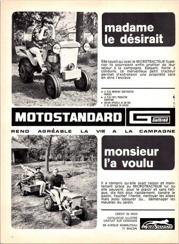 1966 motostandard tractor - motostandard,