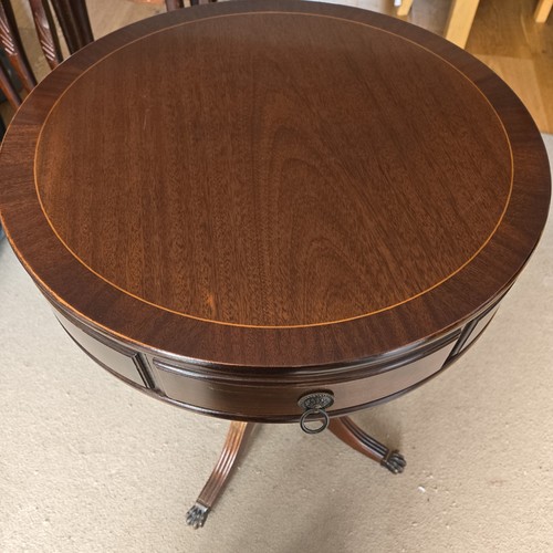 Mahogany drum wine - mahogany, lamp