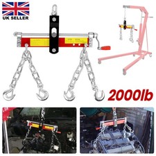2000LB-900KG ENGINE LEVELLER CRANE HOIST CHAIN LOAD GARAGE LIFT LOADING BALANCER