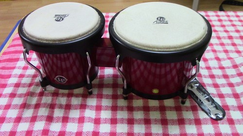Aspire bongo drums - bongo, red