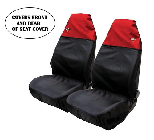 Red and black - red, front