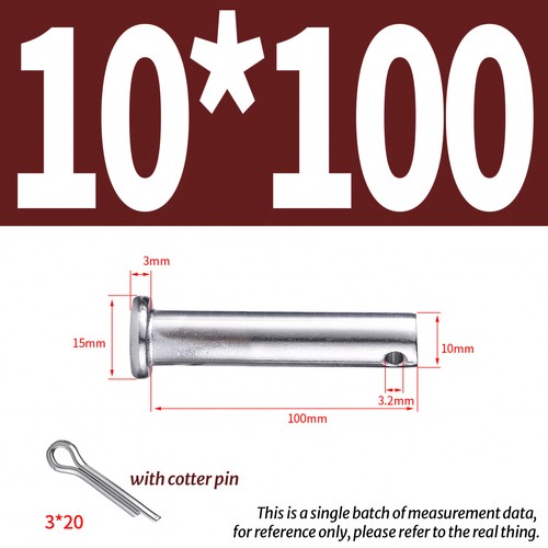6mm 8mm 10mm clevis pin - 6mm,