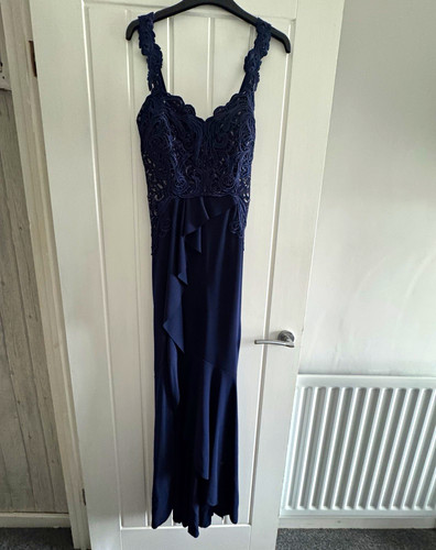 Lipsy vip navy lace bodice - lipsy,