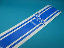 Vespa V50 PK PX GL GT lettering banner leg shield sticker decor Blue