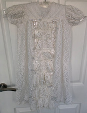 Vintage White Lace Lined