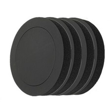 4Pc 6.5 inch Car Door Audio Speaker Bass Soundproof Foam Ring Insulation Mat Pad