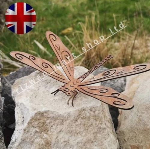 Rustic metal dragonfly - 1,