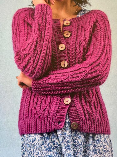 Ladies pretty cable knit - ladies,