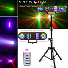 RGB UV LED DJ Light Set with Stand Party Light Bar DJ Ball Strobe Stage Lighting