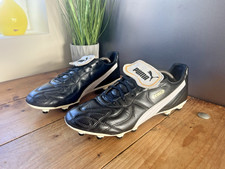 PUMA KING CUP BLACK LEATHER FG FOOTBALL BOOTS CLASSIC BLACK UK 10 RRP £119.99