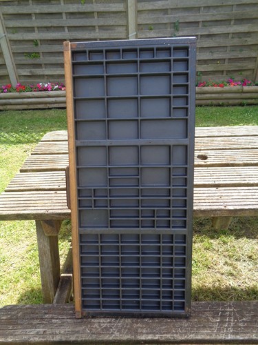 Vintage printers tray - vintage, plastic