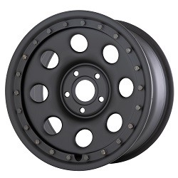 7x16 ravage matt black alloy - ravage+,