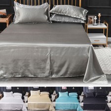 Silk Satin Flat Sheet