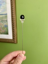 Vintage faceted black glass - vintage,