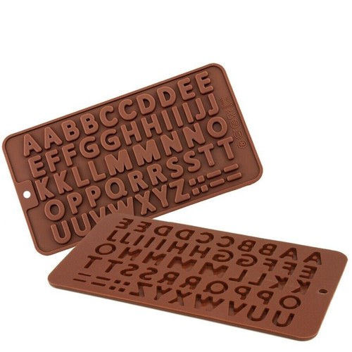 Alphabet chocolate cake mould - chocolate,