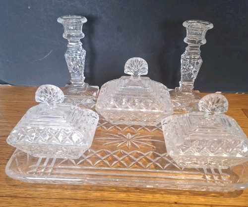 Dressing table glass trinket - dressing,